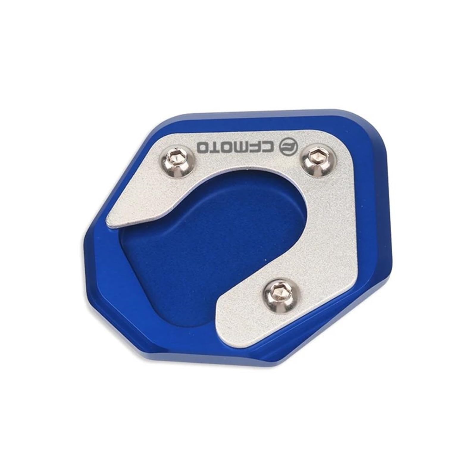 Ein Muss für Motorradliebhaber Motorrad CNC Kickstand Fuß Seitenständer Verlängerung Pad Stützplatte Vergrößern Ständer Für 800MT 800 MT(CFMOTO Blue) von AXIAOLIN