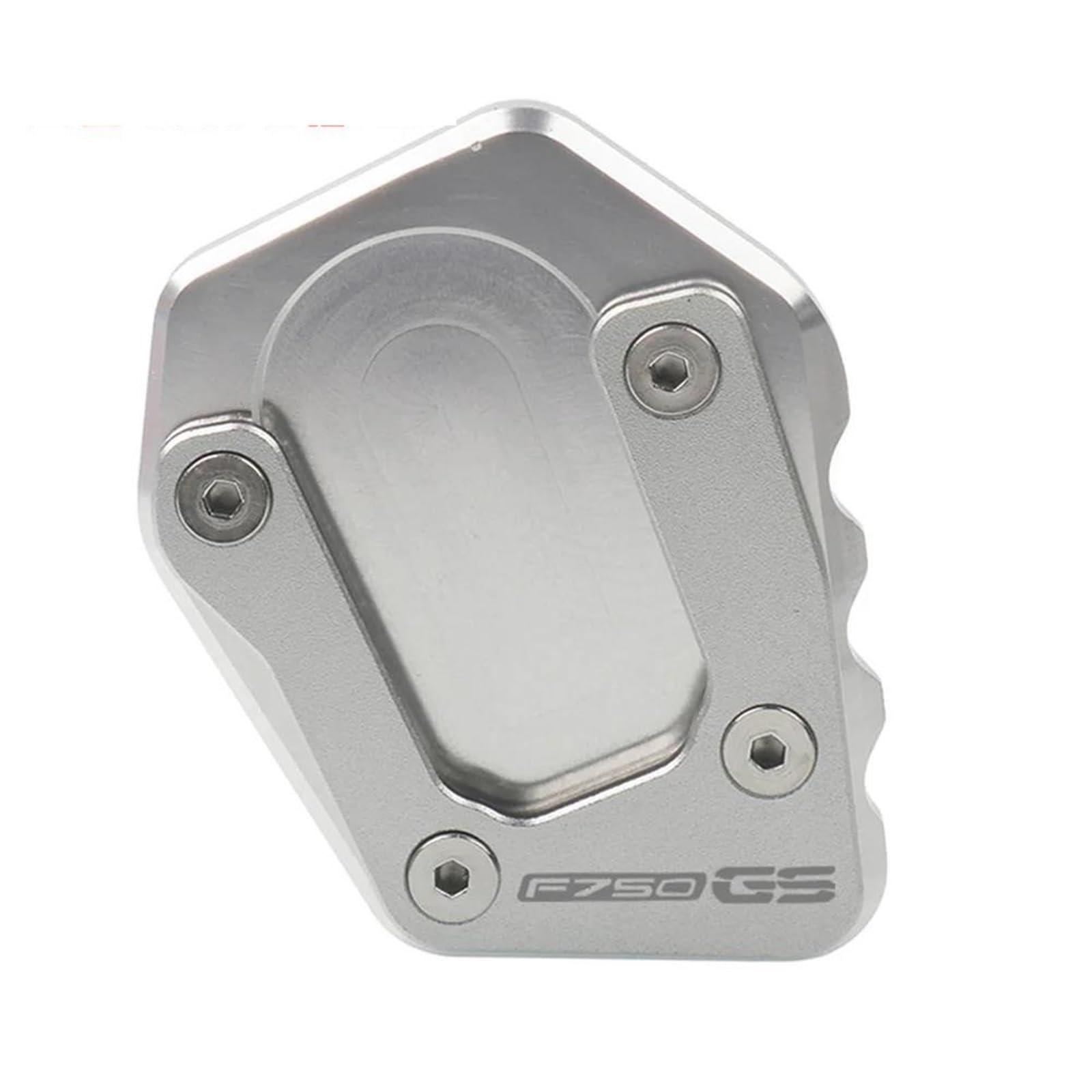 Ein Muss für Motorradliebhaber Motorrad CNC Kickstand Seitenständer Ständer Erweiterung Vergrößerung Pad Für F750GS F850GS Adv F750 F850 GS Adventure 2020-2023(Silver-F750GS) von AXIAOLIN