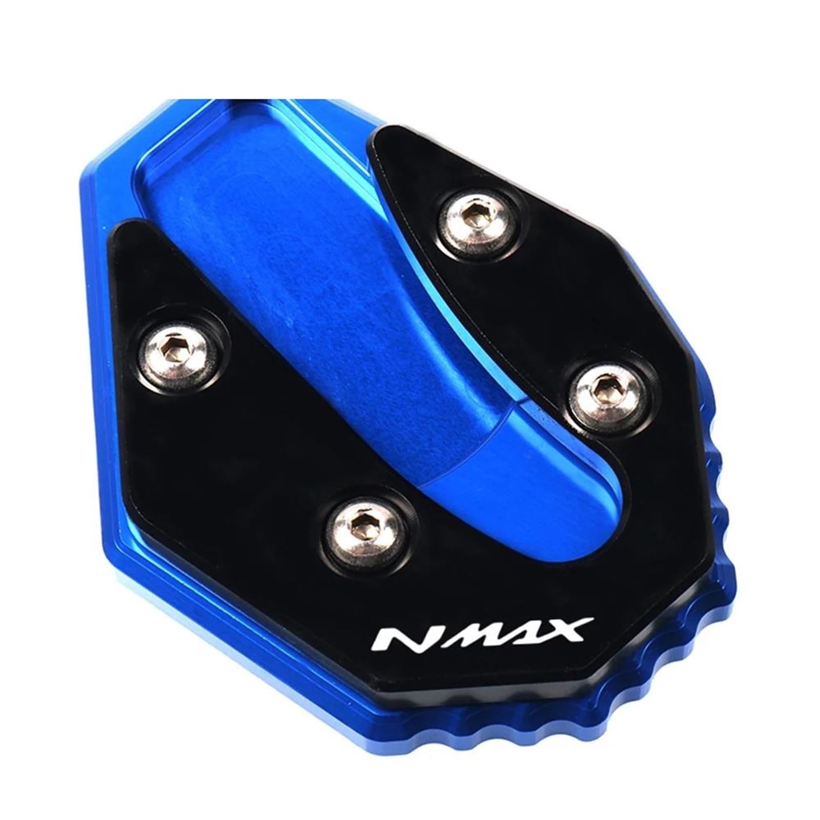 Ein Muss für Motorradliebhaber Motorrad CNC Kickstand Seitenständer Ständer Erweiterung Vergrößerung Pad Für NMAX155 NMAX125 NMAX 155 NMAX 125 2020-2023(BLUE) von AXIAOLIN