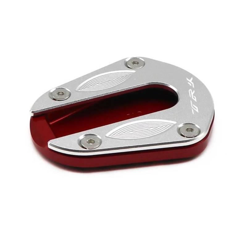 Ein Muss für Motorradliebhaber Motorrad CNC Ständer Fuß Seite Stehen Verlängerung Pad Unterstützung Platte Vergrößern Stehen Für TRK502 TRK502X TRK 502 502X(Red) von AXIAOLIN