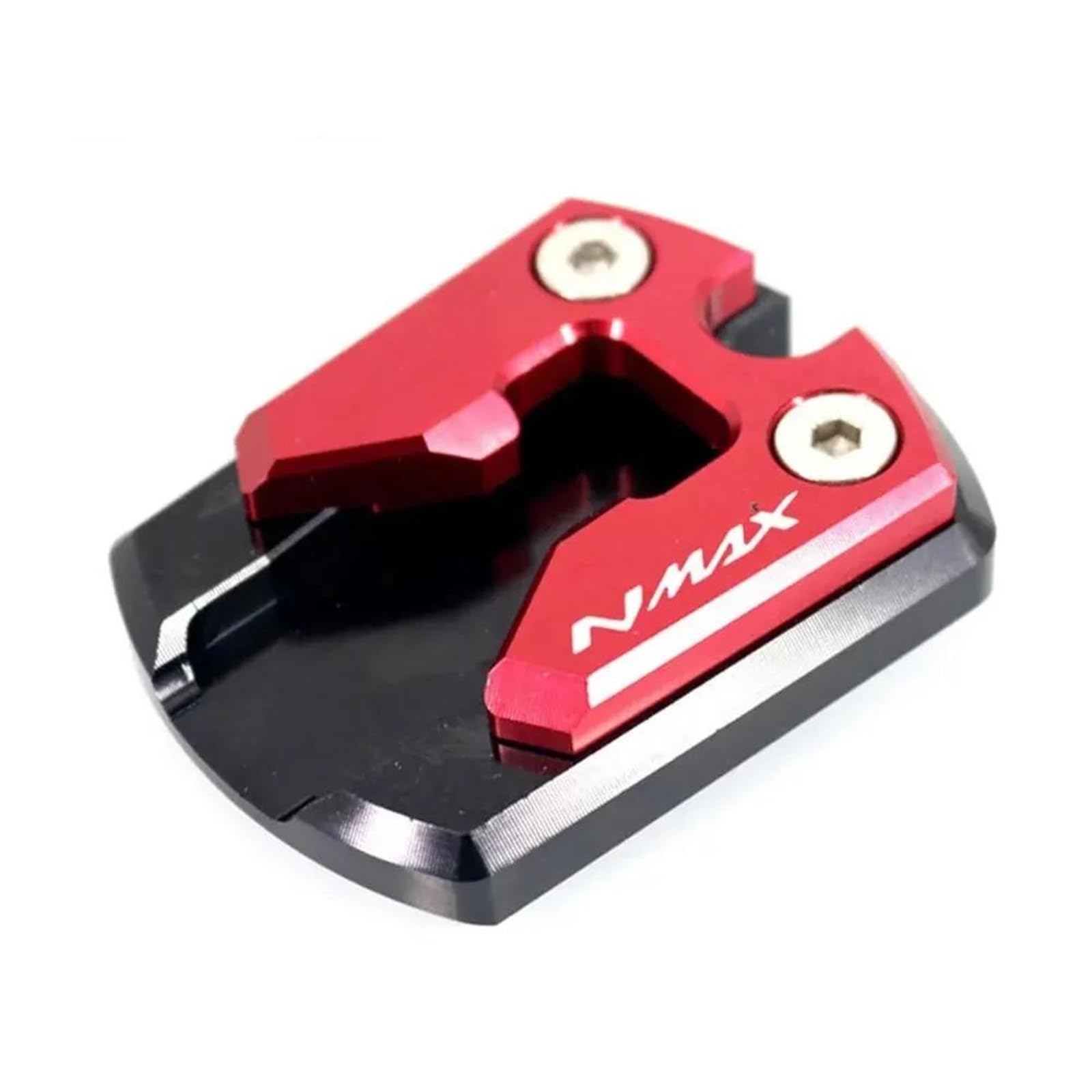 Ein Muss für Motorradliebhaber Motorrad Kickstand Fuß Seitenständer Verlängerung Pad Stützplatte Für NMAX155 N-MAX155 NMAX 155 N-MAX 2015-2019(Red) von AXIAOLIN