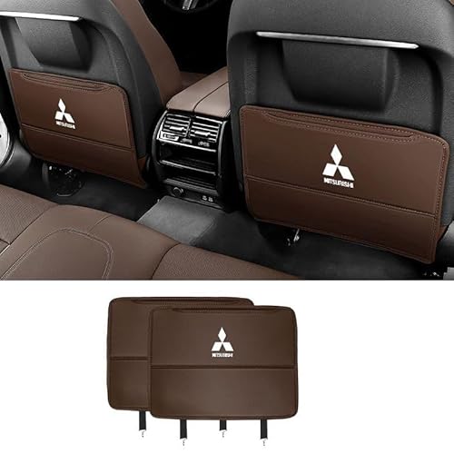 AXOEECF Autositz Anti Kick Pad Sitzerhöhung, Für Mitsubishi i (HA1W) 2005-2013, Auto Rücksitz Schutzpolster, wasserdichte, Anti-Schmutz-Pad,B-2*halfpackage von AXOEECF