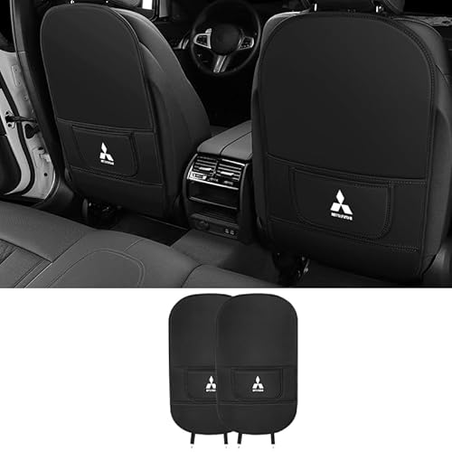 AXOEECF Autositz Anti Kick Pad Sitzerhöhung, Für Mitsubishi i (HA1W) 2005-2013, Auto Rücksitz Schutzpolster, wasserdichte, Anti-Schmutz-Pad,C-2*fullpackage von AXOEECF