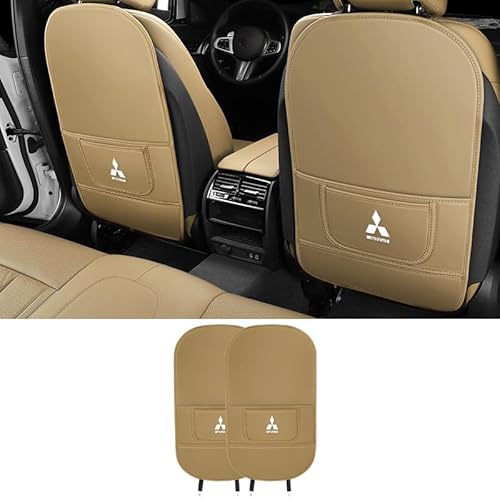 AXOEECF Autositz Anti Kick Pad Sitzerhöhung, Für Mitsubishi i (HA1W) 2005-2013, Auto Rücksitz Schutzpolster, wasserdichte, Anti-Schmutz-Pad,D-2*fullpackage von AXOEECF