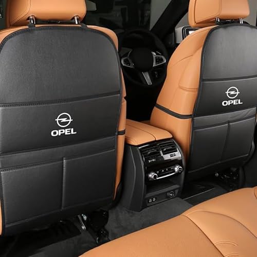 AXOEECF Autositz Anti Kick Pad Sitzerhöhung, Für Opel Agila 2018-2014, Auto Rücksitz Schutzpolster, wasserdichte, Anti-Schmutz-Pad,2*Full Package von AXOEECF