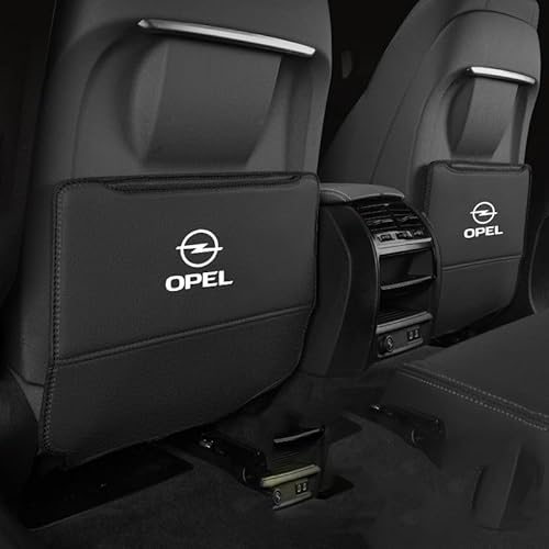 AXOEECF Autositz Anti Kick Pad Sitzerhöhung, Für Opel Agila 2018-2014, Auto Rücksitz Schutzpolster, wasserdichte, Anti-Schmutz-Pad,2*Half Package von AXOEECF