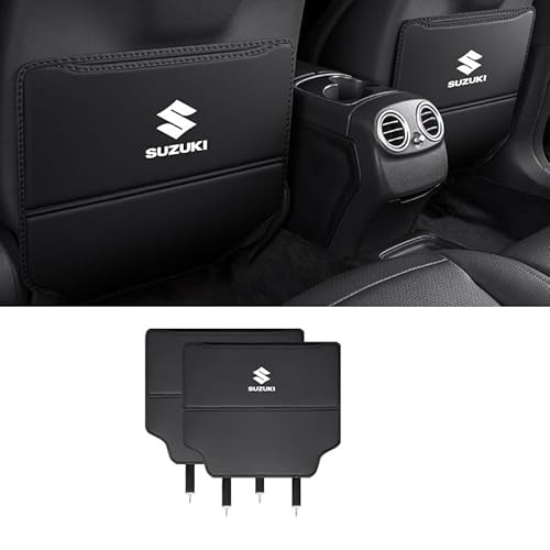 AXOEECF Autositz Anti Kick Pad Sitzerhöhung, Für Suzuki Celerio 2014-2024, Auto Rücksitz Schutzpolster, wasserdichte, Anti-Schmutz-Pad,A von AXOEECF