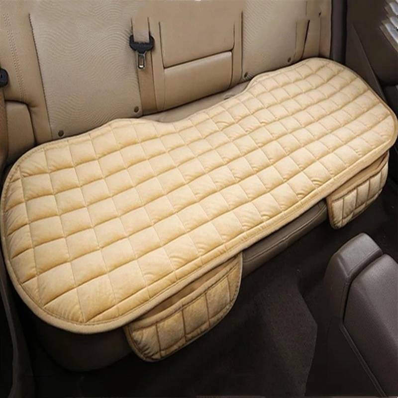 AXTAZS Auto Sitzbezügesets 1PCS Auto Sitzbezug Automotive Seat Protector Kissen Auto Hinten Sitz Pad Universal Für Limousine SUV Auto Vordersitz Abdeckung Automobil Innen(Beige) von AXTAZS