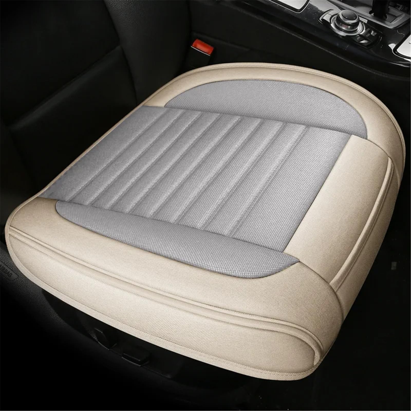 AXTAZS Auto Sitzbezügesets Auto Atmungsaktive Schutzhülle Universal Sitzkissen Die Vorne Hinten Sitz Dekorative Matte Zubehör Auto Sitz Schutz Pads(Gray,Front) von AXTAZS