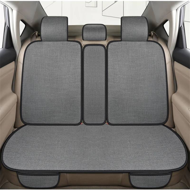 AXTAZS Auto Sitzbezügesets Autositz Four Seasons Universal-Sitzbezug-Matte Automobil-Innenraum-Autositz-Schutzpolster Auto-Vorder-/Rücksitzbezug(Gray,Rear) von AXTAZS