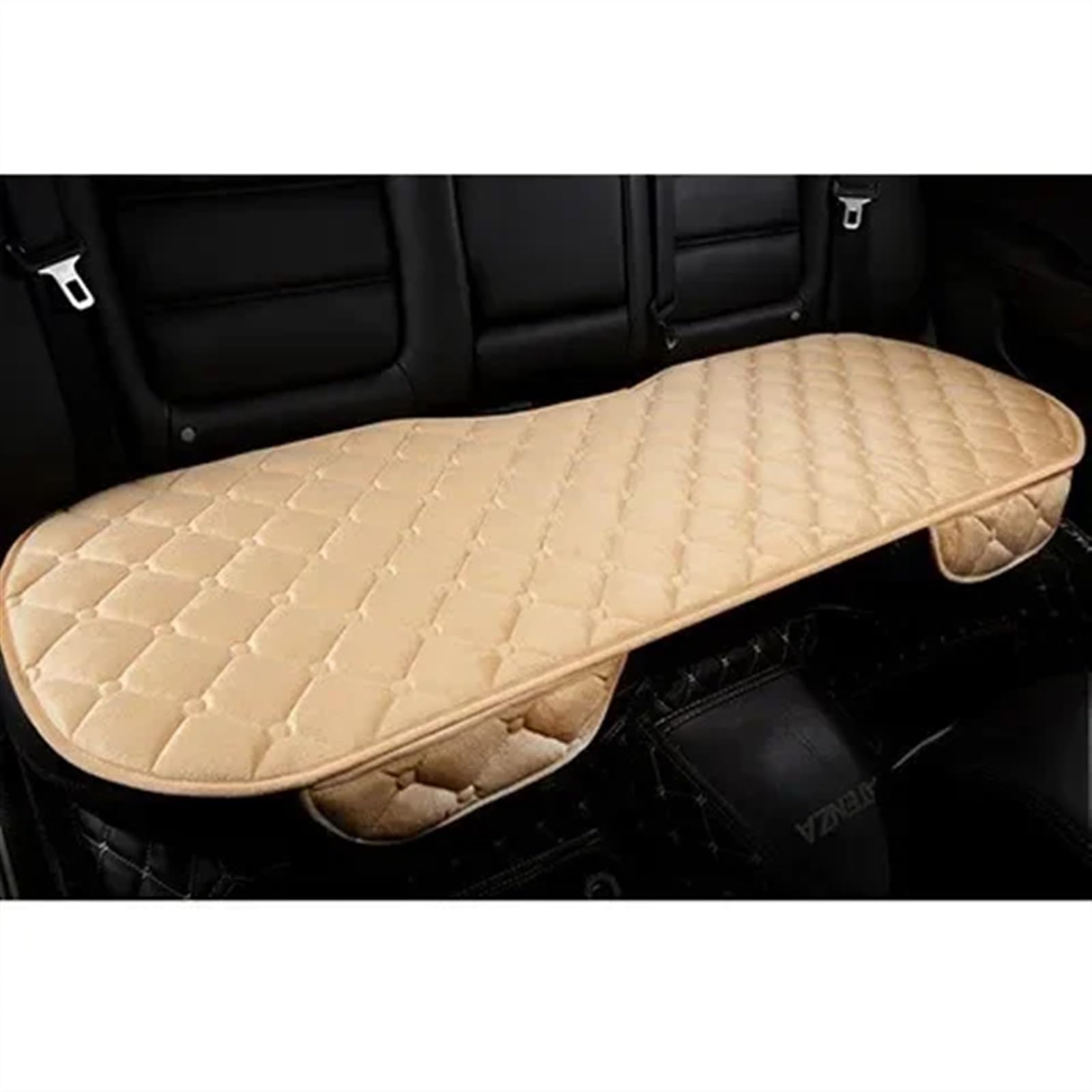 AXTAZS Auto Sitzbezügesets Autositzbezug Hinten, Auto-Innenraumkissen, Auto-Schutzmatte, Universell Passend Für LKW, SUV, Van, Autositz-Schutzpolster(Beige) von AXTAZS