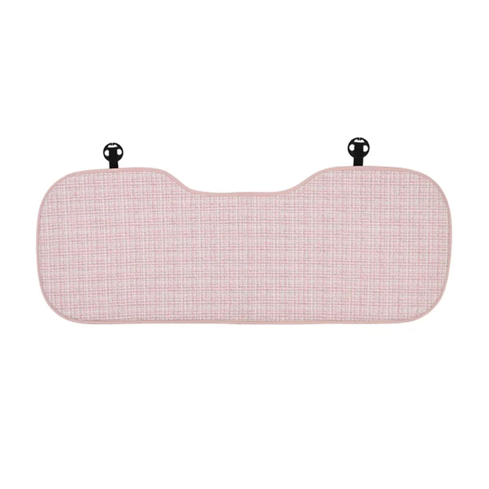 AXTAZS Auto Sitzbezügesets Autositzkissenbezug Pad Atmungsaktive Autostuhlmatte Bequeme Innendekoration Universalsitzkissen Auto Vorder-/Rücksitzbezug(Pink,Rear) von AXTAZS