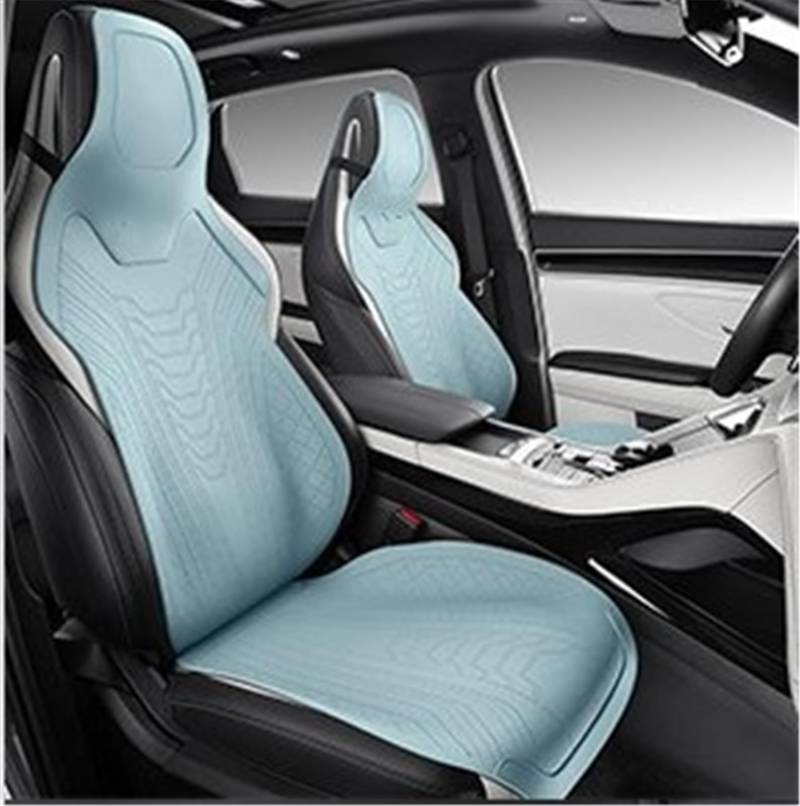 AXTAZS Auto Sitzbezügesets Kompatibel Mit Chery Für Omoda 5 2021 2023 Four Season Universal-Sitzkissen, Sitz, Auto, Kompletter Satz, Sitzschutz, Kissen, Polster, Automobil-Innenraum(Blue) von AXTAZS