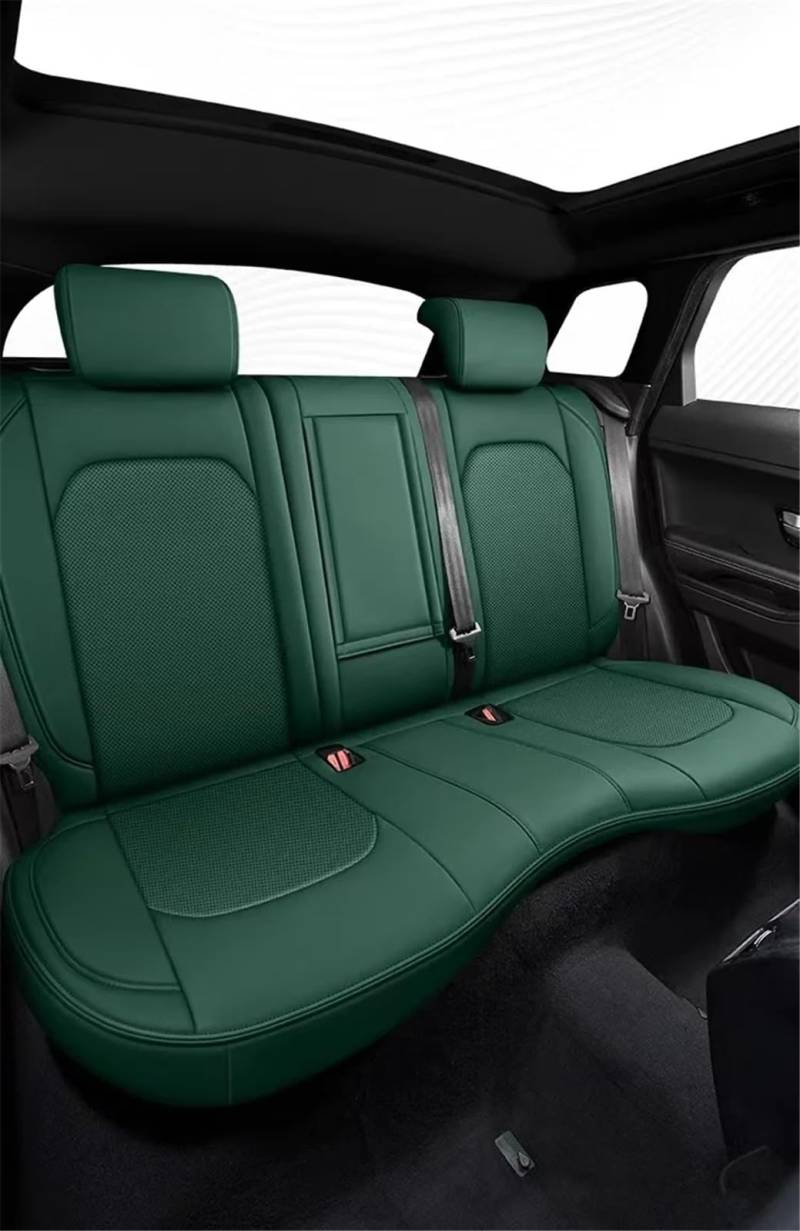 AXTAZS Auto Sitzbezügesets Kompatibel Mit Chevrolet Für Cruze 2017 2018, Autositzbezug, Zubehör, Auto-Innenraum-Schutzkissen, Autositzkissen(Green,Rear) von AXTAZS