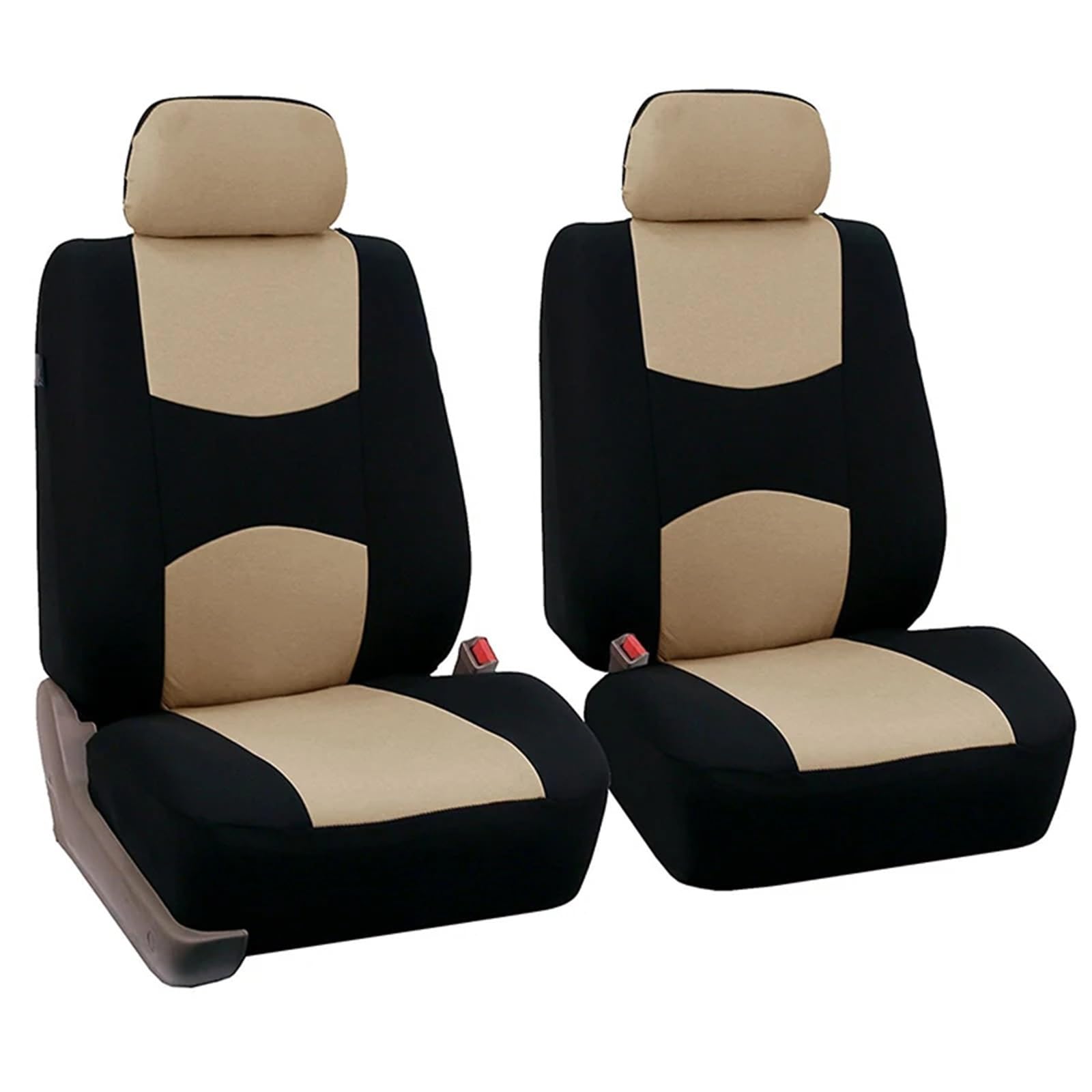 AXTAZS Auto Sitzbezügesets Kompatibel Mit Chrysler 200 300 300C 300s Autositzbezug Automobil-Innenraum-Autositz-Schutzpolster Autokissen-Schutzmatte(Beige,2 Front) von AXTAZS