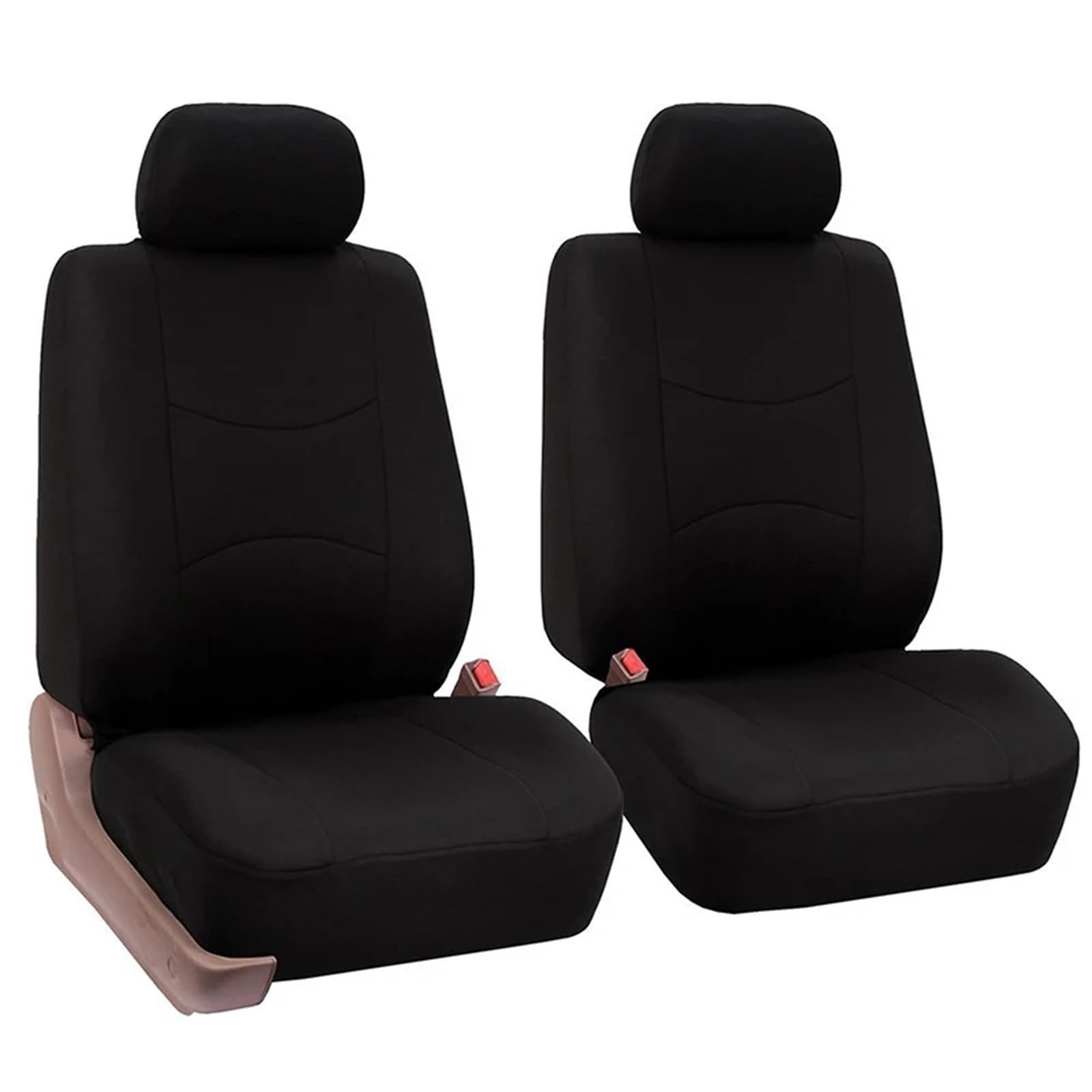 AXTAZS Auto Sitzbezügesets Kompatibel Mit Chrysler 200 300 300C 300s Autositzbezug Automobil-Innenraum-Autositz-Schutzpolster Autokissen-Schutzmatte(Black,2 Front) von AXTAZS