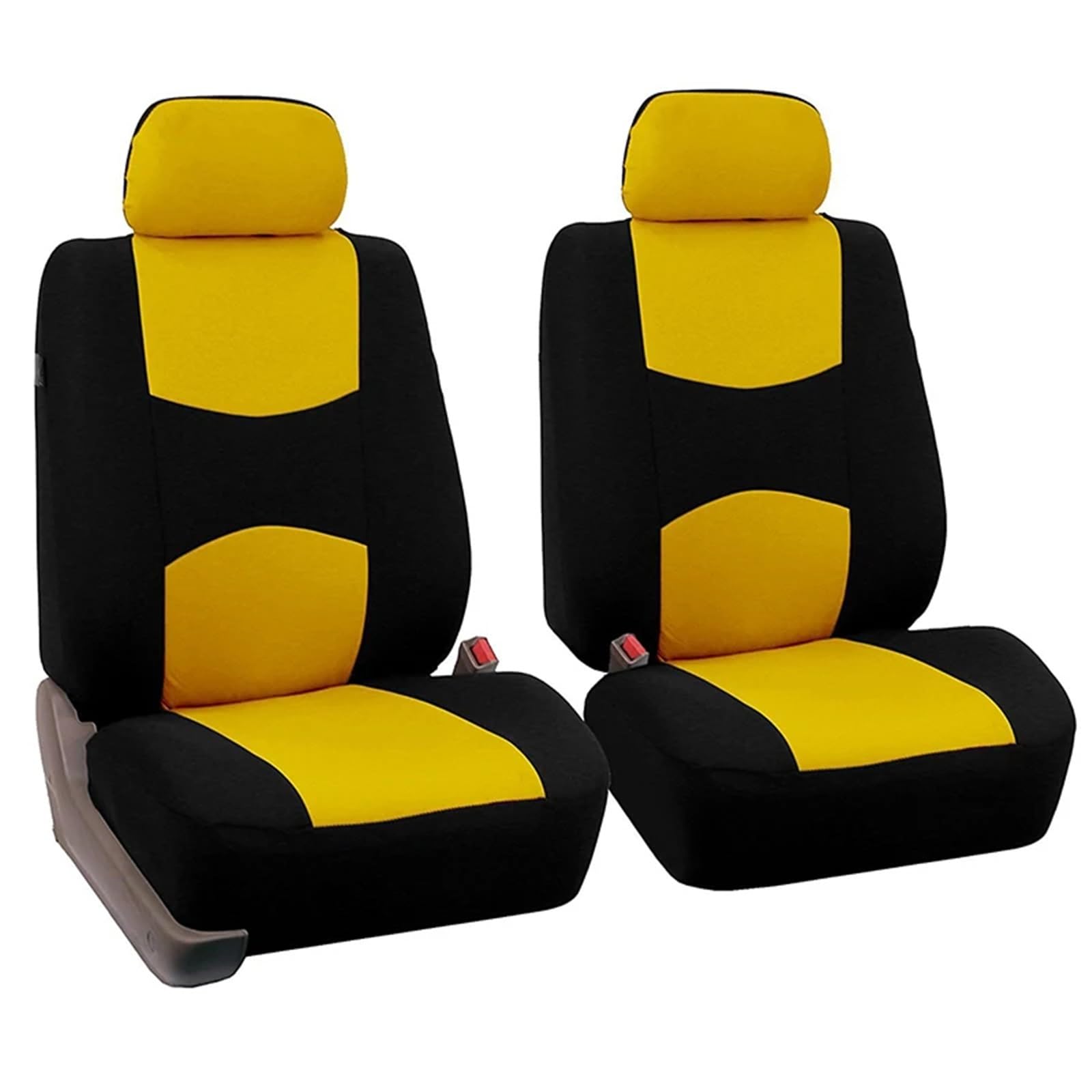 AXTAZS Auto Sitzbezügesets Kompatibel Mit Chrysler 200 300 300C 300s Autositzbezug Automobil-Innenraum-Autositz-Schutzpolster Autokissen-Schutzmatte(Yellow,2 Front) von AXTAZS