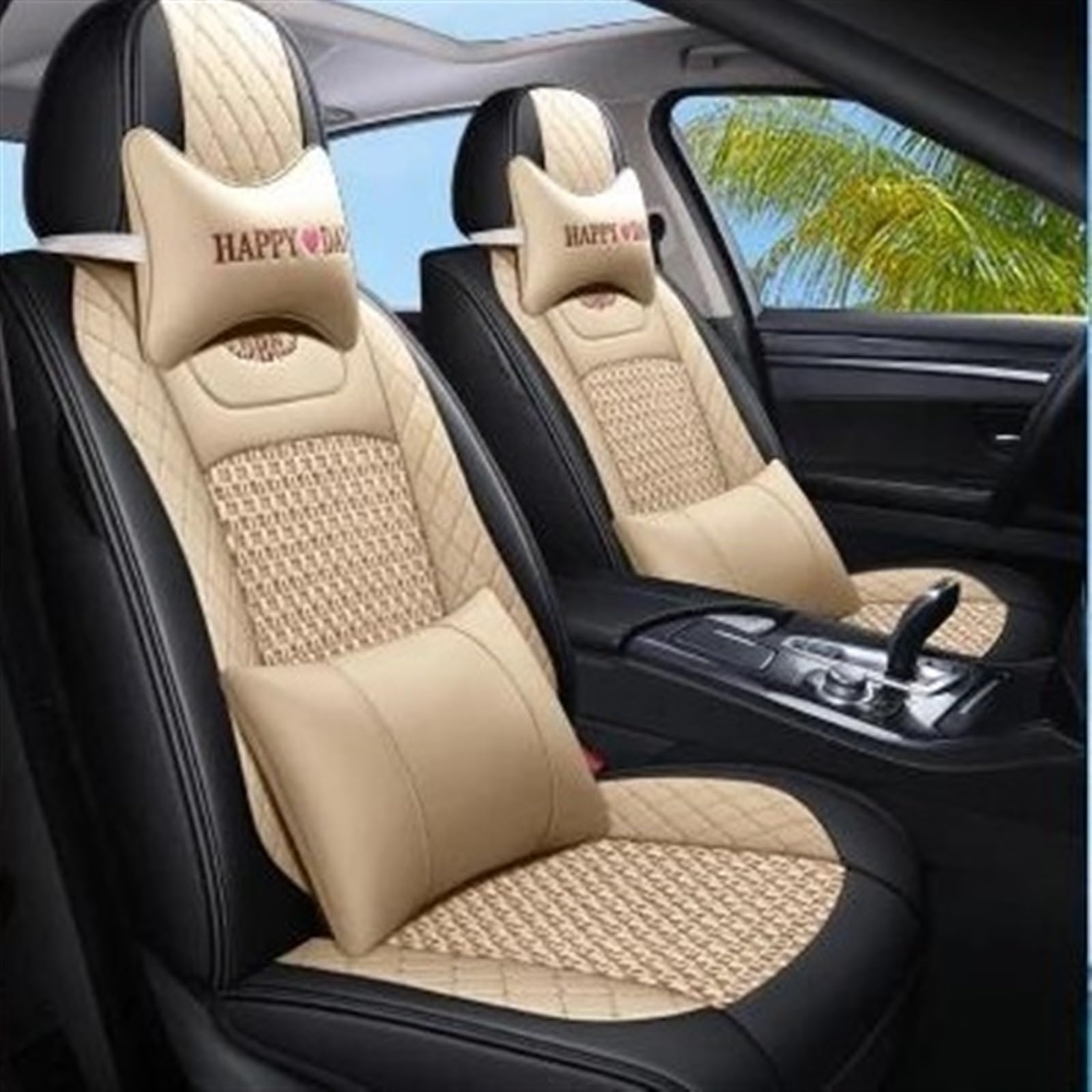 AXTAZS Auto Sitzbezügesets Kompatibel Mit Dacia Für Duster 2015 2016 2017 2018 2019 2020 2021 2022 2023 5 Sitze Autositzbezüge Autositzmattenbezug Auto-Innenraumbezüge(6,color1) von AXTAZS