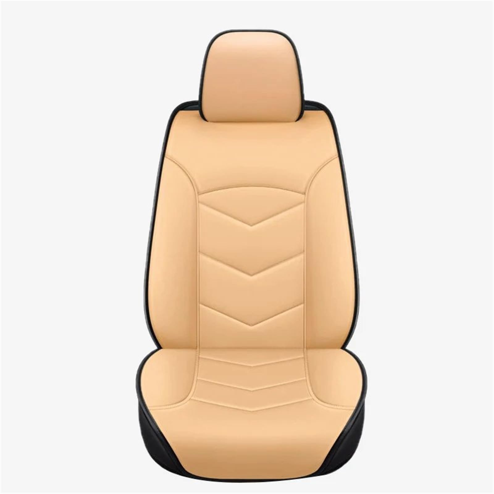 AXTAZS Auto Sitzbezügesets Kompatibel Mit Kia-Autositzbezügen, Autozubehör, Auto-Innenraum-Autositz-Schutzpolster, Auto-Sitzbezug Vorne Und Hinten(Beige,Front) von AXTAZS