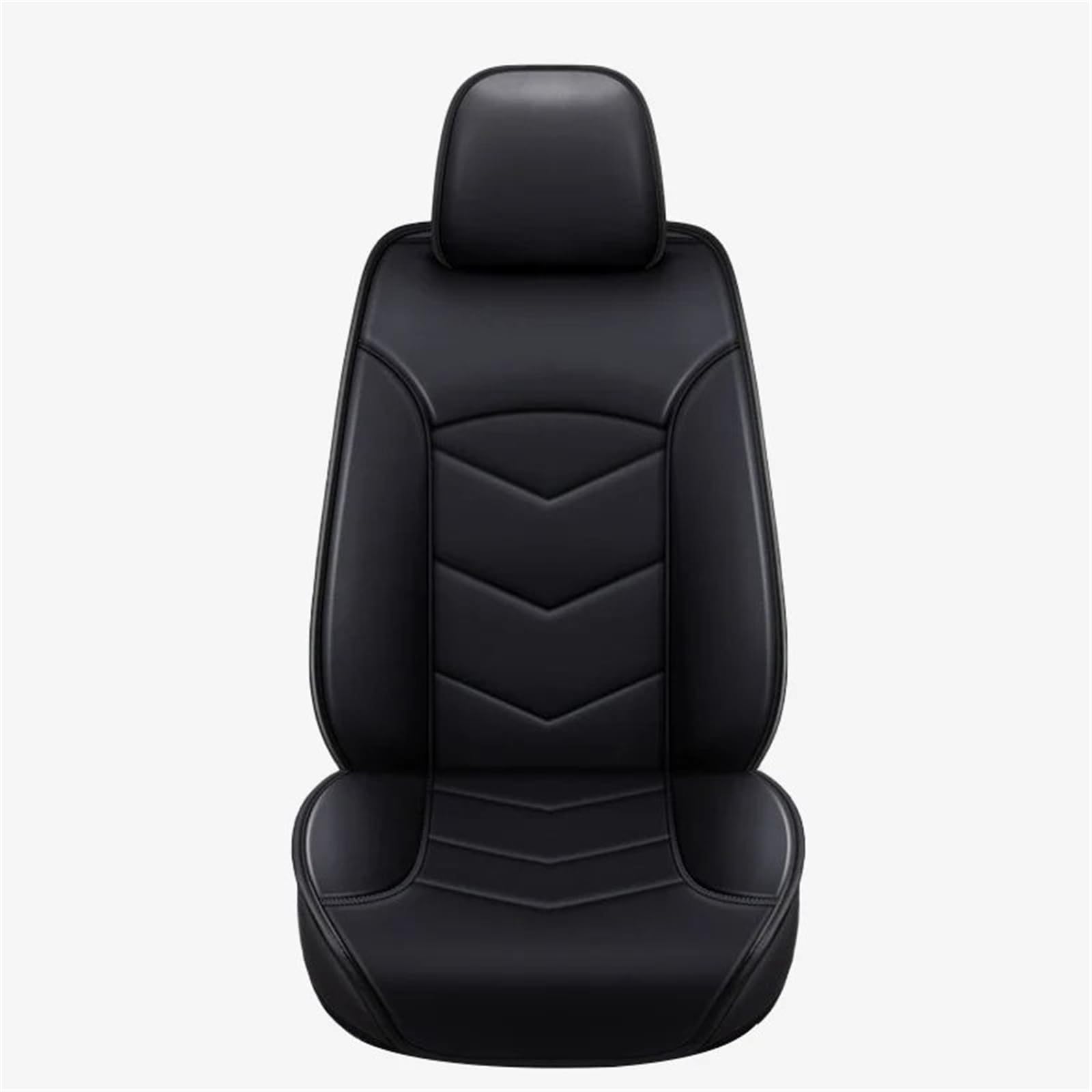 AXTAZS Auto Sitzbezügesets Kompatibel Mit Kia-Autositzbezügen, Autozubehör, Auto-Innenraum-Autositz-Schutzpolster, Auto-Sitzbezug Vorne Und Hinten(Black,Front) von AXTAZS