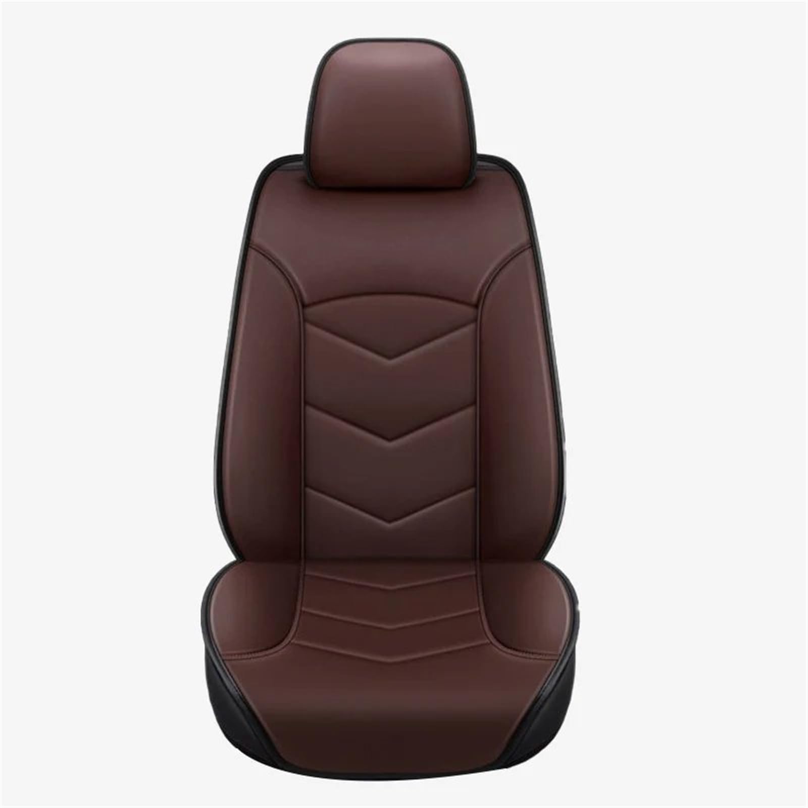 AXTAZS Auto Sitzbezügesets Kompatibel Mit Kia-Autositzbezügen, Autozubehör, Auto-Innenraum-Autositz-Schutzpolster, Auto-Sitzbezug Vorne Und Hinten(Brown,Front) von AXTAZS