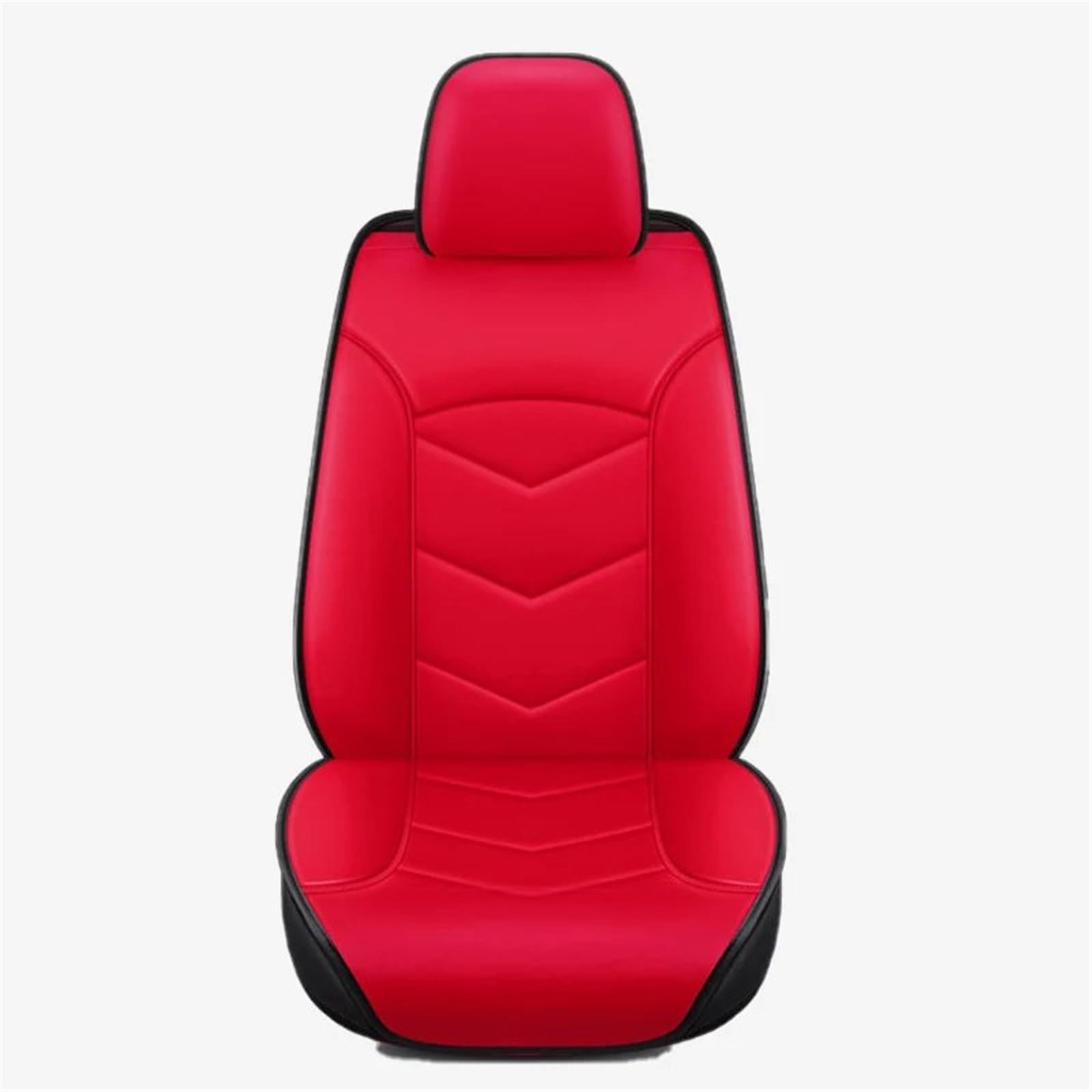 AXTAZS Auto Sitzbezügesets Kompatibel Mit Kia-Autositzbezügen, Autozubehör, Auto-Innenraum-Autositz-Schutzpolster, Auto-Sitzbezug Vorne Und Hinten(Red,Front) von AXTAZS