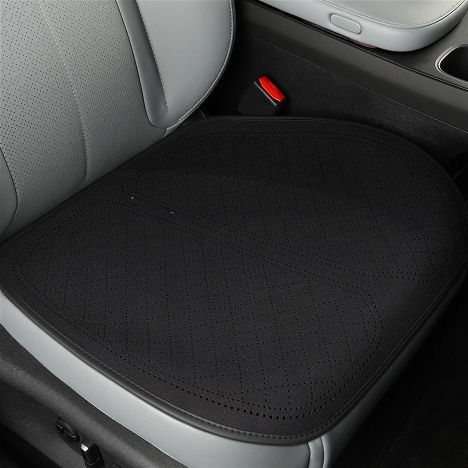 AXTAZS Auto Sitzbezügesets Kompatibel Mit Land Für Cruiser 100, Atmungsaktive Autositzbezüge, Auto-Innenraum-Autositz-Schutzpolster, Autositzkissen, Autozubehör(Black,1pc Front seat pad) von AXTAZS