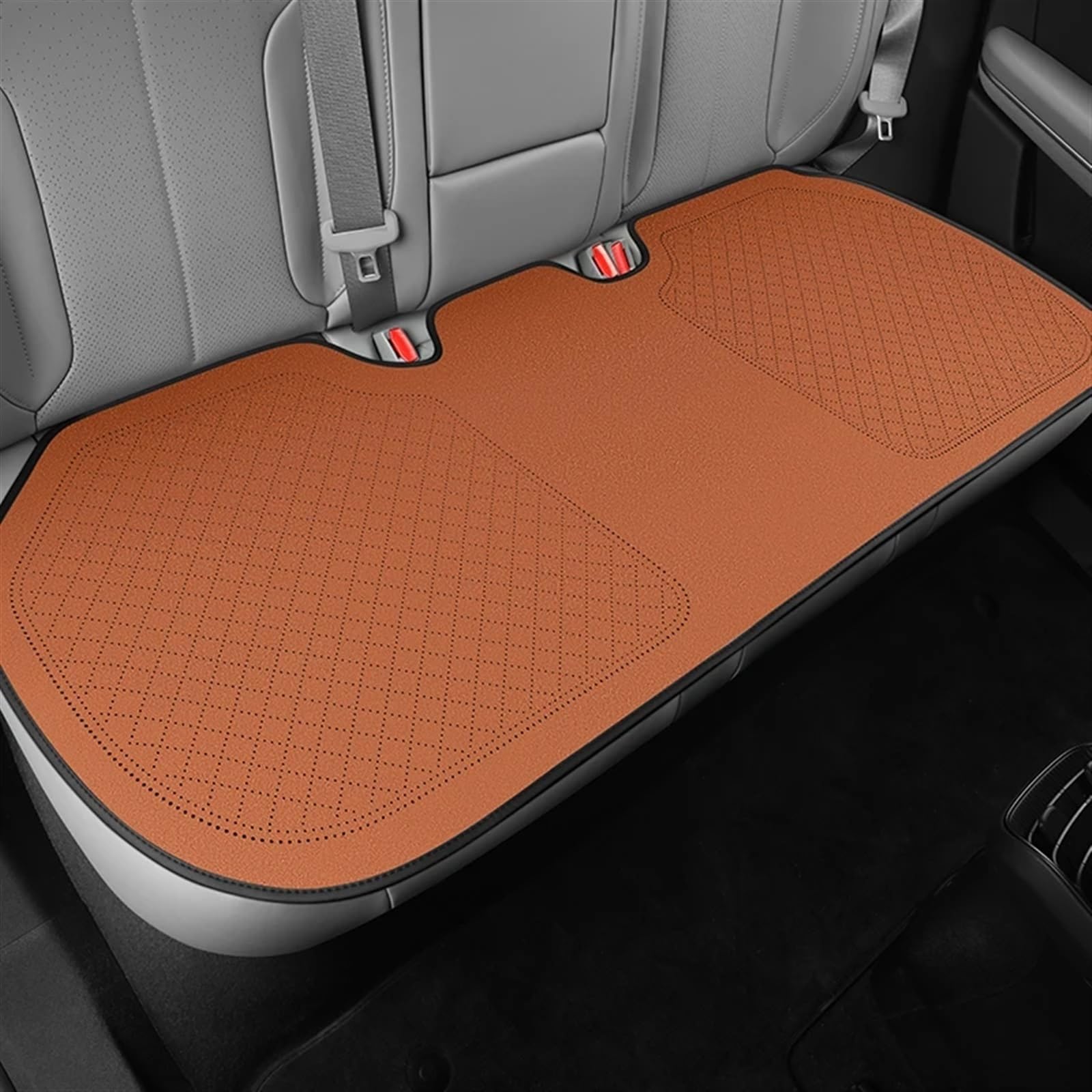 AXTAZS Auto Sitzbezügesets Kompatibel Mit Land Für Cruiser 100, Atmungsaktive Autositzbezüge, Auto-Innenraum-Autositz-Schutzpolster, Autositzkissen, Autozubehör(Orange,1pc Rear pad) von AXTAZS