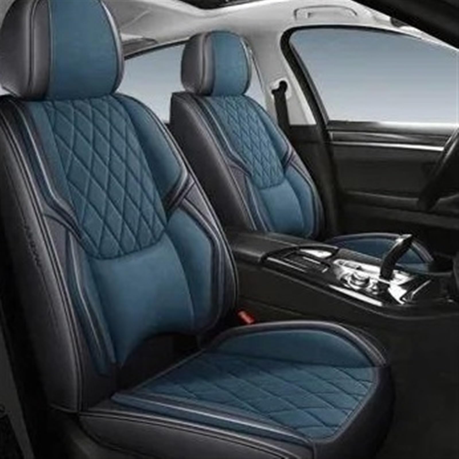 AXTAZS Auto Sitzbezügesets Kompatibel Mit MAZDA 3 Für CX-5 2 5 6 Für CX-3 CX-4 CX-7 CX-9 MX-5 RX-8 5-Sitzer-Autositzbezüge Auto Goods Vordersitze Rücksitzbankbezug(4) von AXTAZS