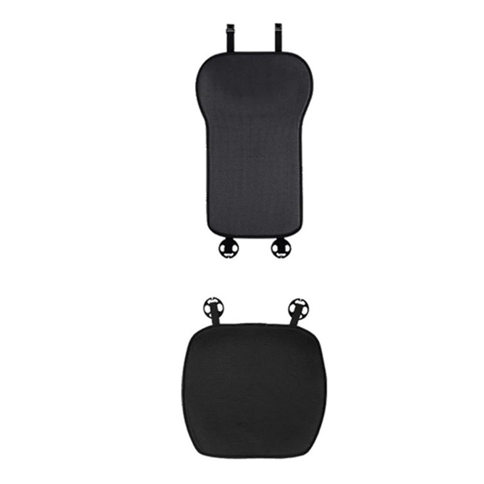 AXTAZS Auto Sitzbezügesets Kompatibel Mit MG Universal-Sitzbezug-Set Four Seasons Atmungsaktive Schutzmattenauflage Autositzkissen Autokissen-Schutzmatte(Black,Single seat) von AXTAZS