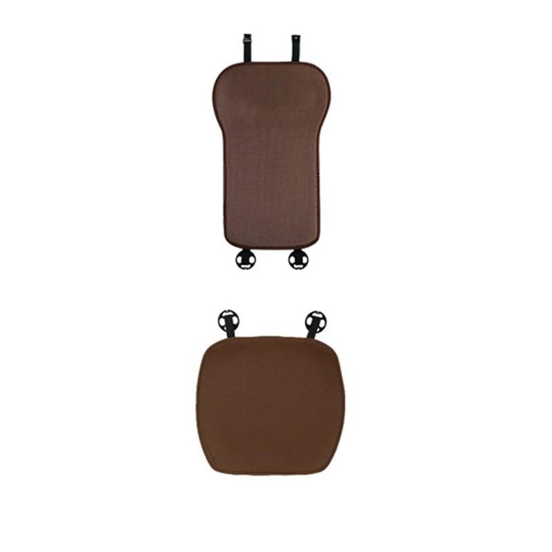 AXTAZS Auto Sitzbezügesets Kompatibel Mit MG Universal-Sitzbezug-Set Four Seasons Atmungsaktive Schutzmattenauflage Autositzkissen Autokissen-Schutzmatte(Brown,Single seat) von AXTAZS