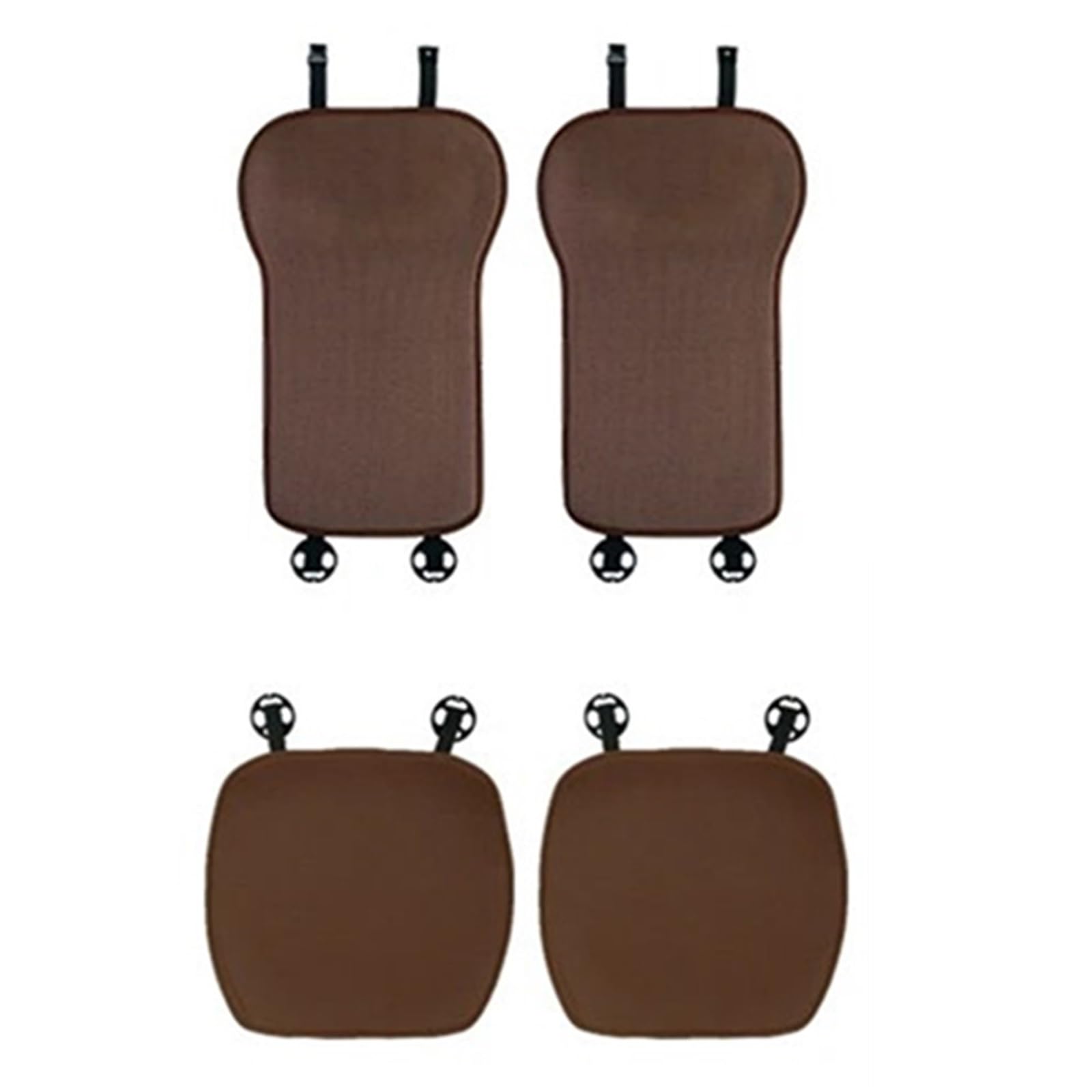 AXTAZS Auto Sitzbezügesets Kompatibel Mit MG Universal-Sitzbezug-Set Four Seasons Atmungsaktive Schutzmattenauflage Autositzkissen Autokissen-Schutzmatte(Brown,Two seat) von AXTAZS