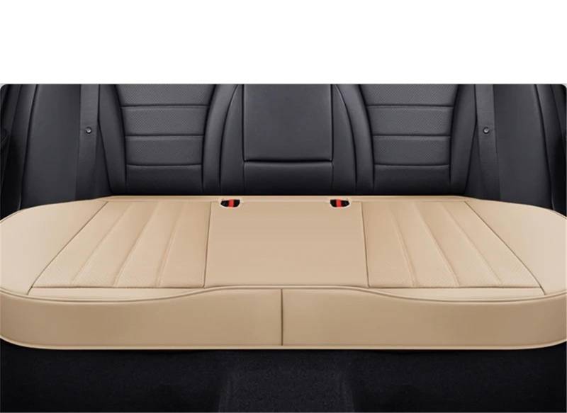 AXTAZS Auto Sitzbezügesets Kompatibel Mit Mazda 3 Für CX-5 Vollständige Abdeckung, Autositzbezug, Kissen, Auto-Zubehör, Auto-Sitzbezug Vorne Und Hinten, Auto-Kissenschutzmatte(Beige,Rear) von AXTAZS