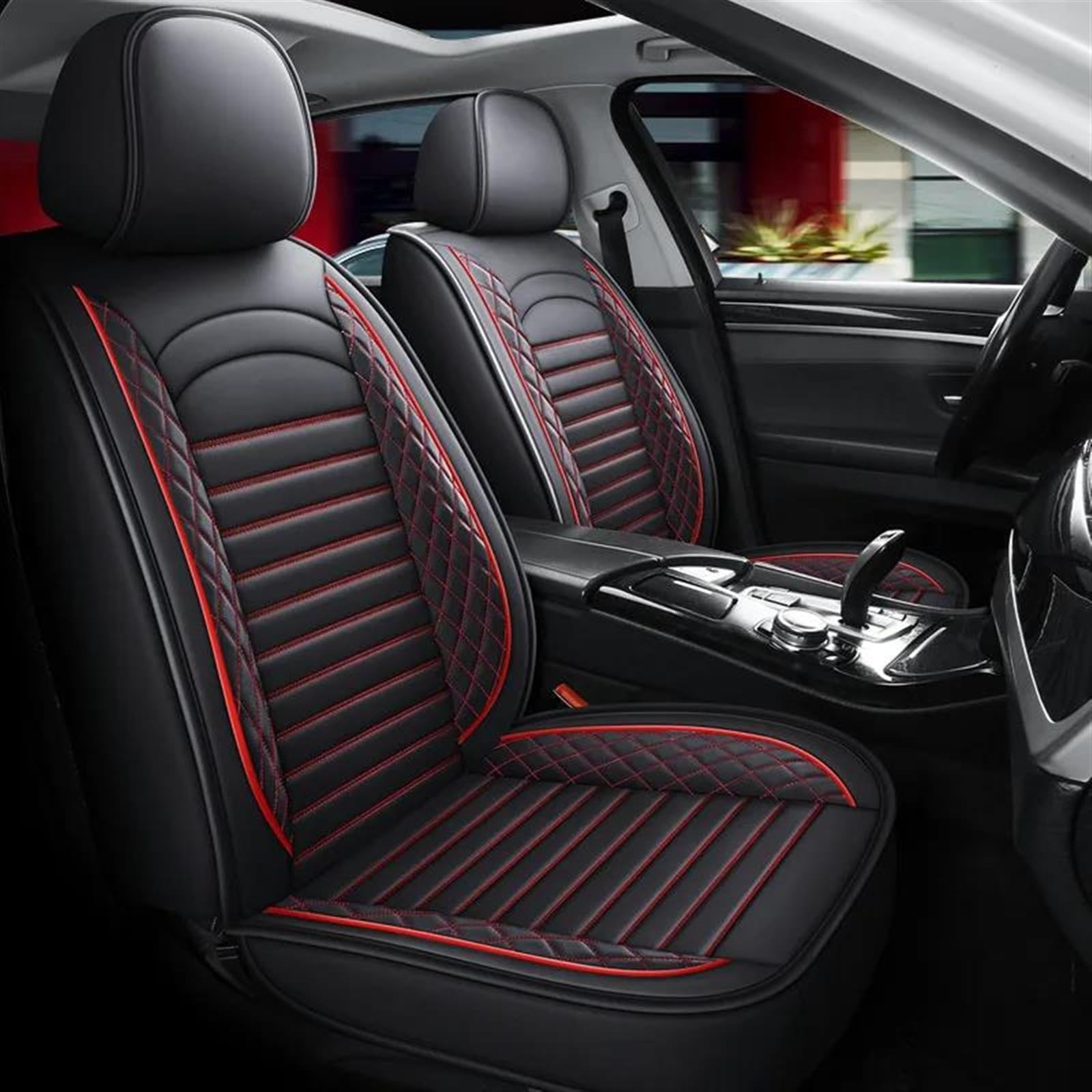 AXTAZS Auto Sitzbezügesets Kompatibel Mit Mazda 5-Sitzen, Autositzbezüge, Autositzmattenbezug, Auto-Innenraumbezüge, Vordersitze, Rückbank-Sitzbezug, Auto-Modifikationsteile(2) von AXTAZS