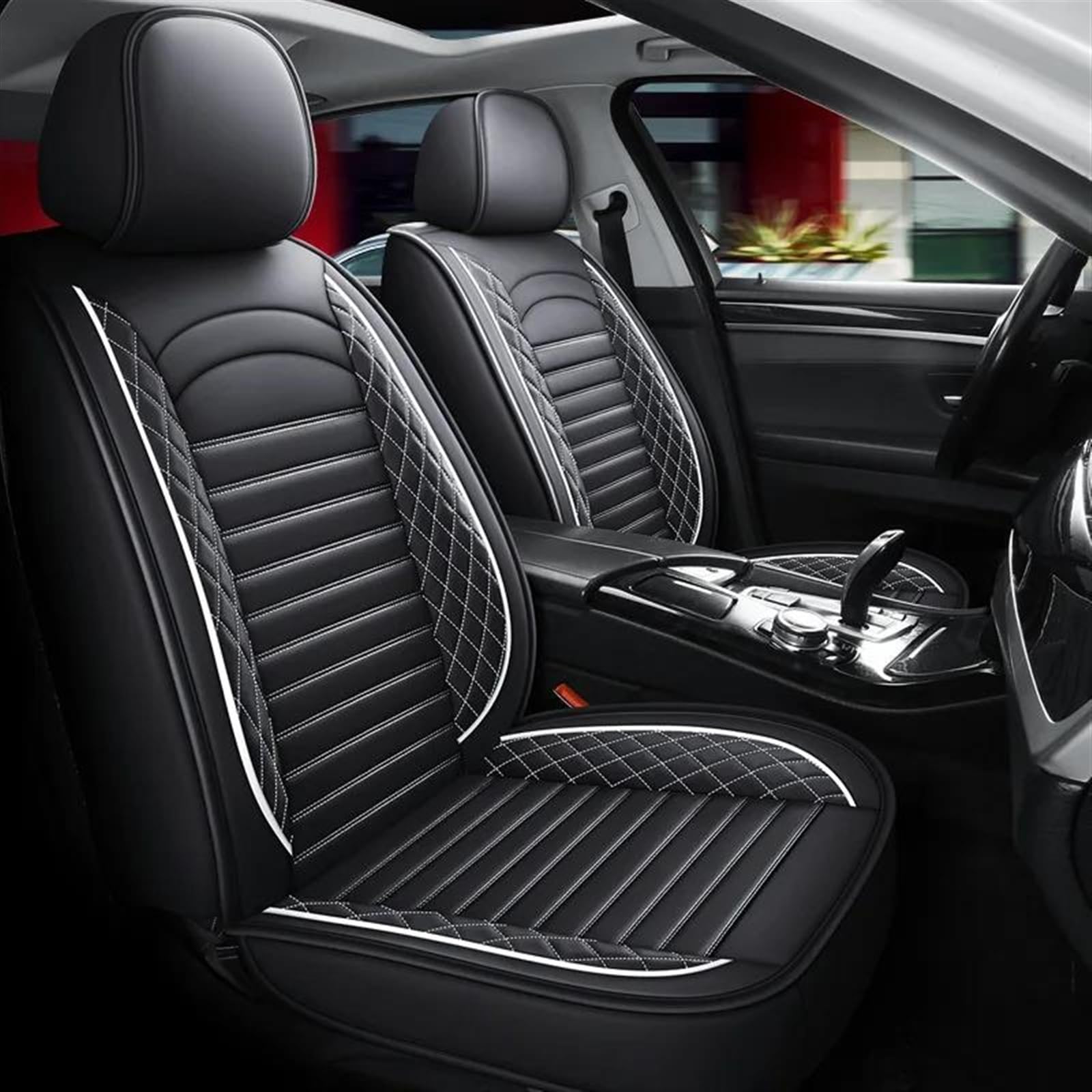 AXTAZS Auto Sitzbezügesets Kompatibel Mit Mazda 5-Sitzen, Autositzbezüge, Autositzmattenbezug, Auto-Innenraumbezüge, Vordersitze, Rückbank-Sitzbezug, Auto-Modifikationsteile(3) von AXTAZS