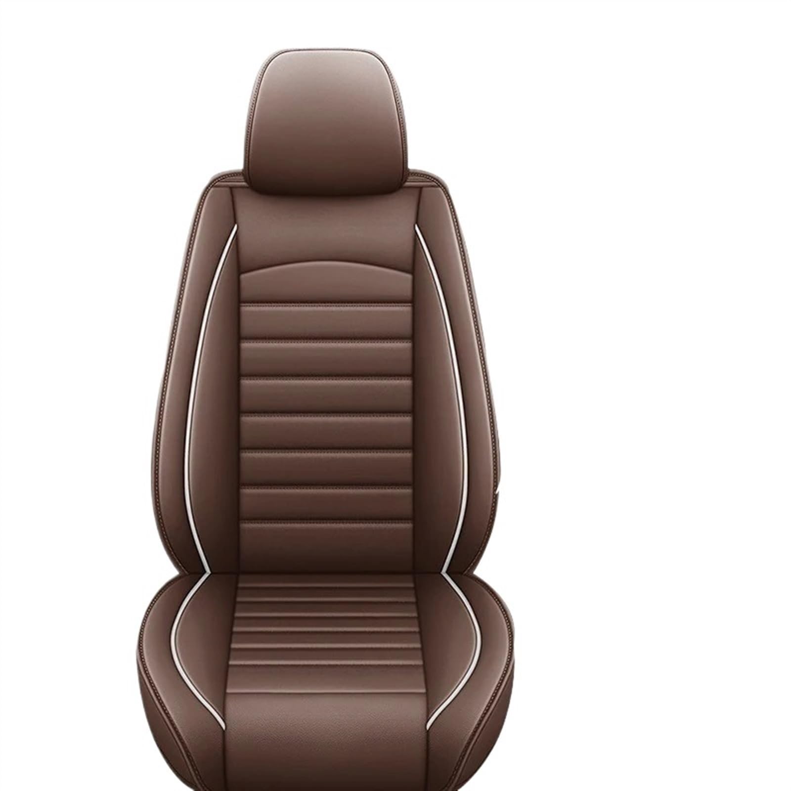 AXTAZS Auto Sitzbezügesets Kompatibel Mit Suzuki Für Swift Für Jimny All Inclusive Autositzbezug Autoschutz Autositzschutzpolster Auto Vorder-/Rücksitzbezug(Brown,Front) von AXTAZS