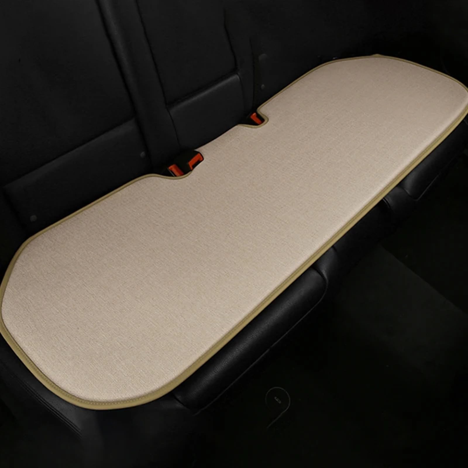 AXTAZS Auto Sitzbezügesets Kompatibel Mit Toyota Universal Autositzbezug Sitzkissen Autozubehör Autositzkissen Autositzschutzpolster Automobilinnenraum(Beige,1pc Rear pad) von AXTAZS