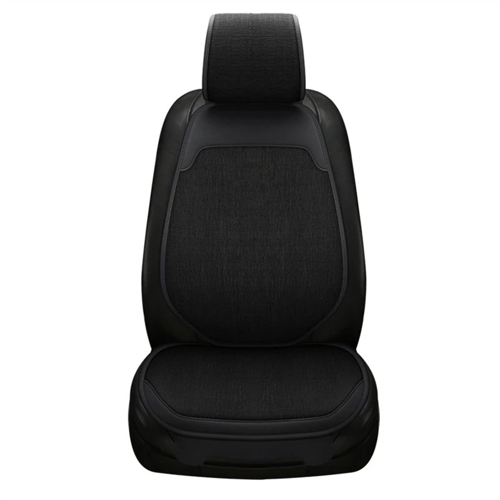 AXTAZS Auto Sitzbezügesets Kompatibel Mit Toyota Universal Autositzbezug Sitzkissen Autozubehör Autositzkissen Autositzschutzpolster Automobilinnenraum(Black,1pc backrest pad) von AXTAZS