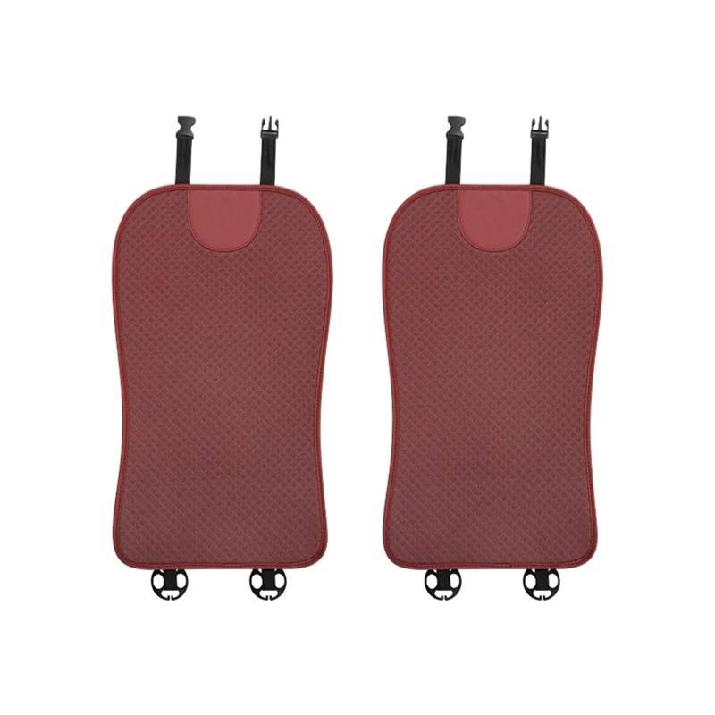 AXTAZS Auto Sitzbezügesets Kompatibel Mit Trumpchi Autositz-Kissenbezug, Innenschutzpolster, Autositz-Schutzpolster, Auto-Sitzbezug Vorne Und Hinten(Red,2 backrest) von AXTAZS