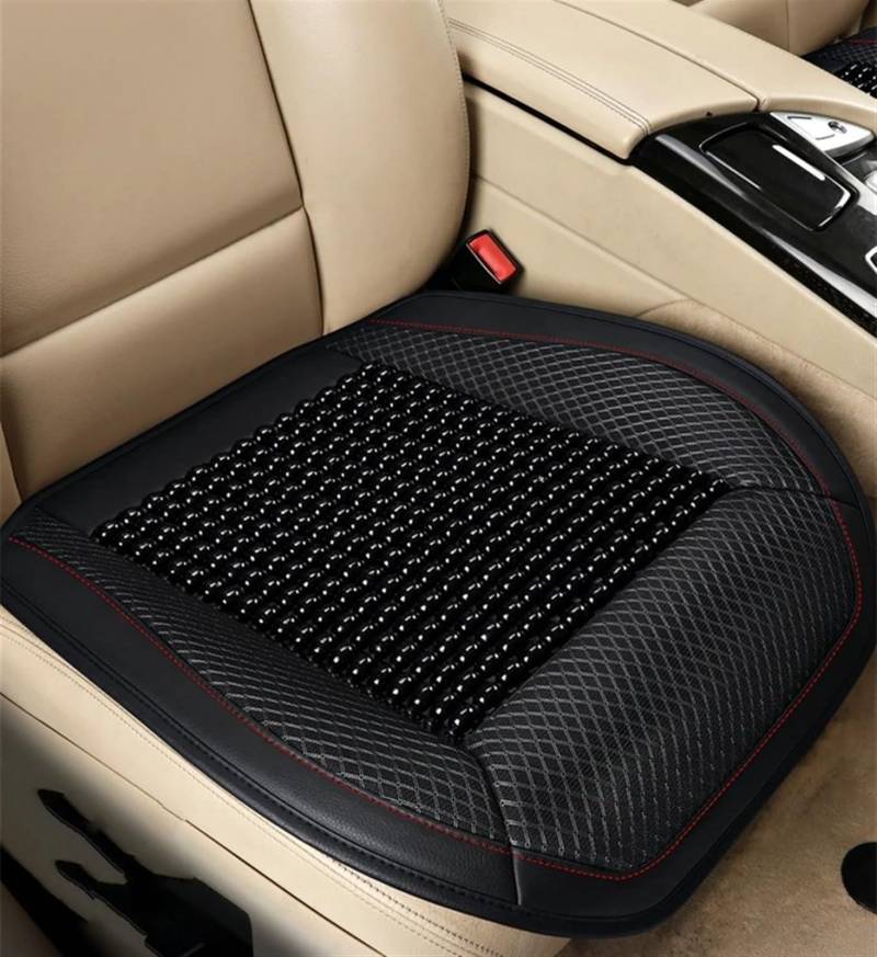 AXTAZS Auto Sitzbezügesets Universal Auto Kissen Pad Atmungsaktive Kissen Belüftung Vier Jahreszeiten Univer Kissen Sitz Abdeckung Auto Vorne/hinten Sitz Abdeckung(Black,Full Set) von AXTAZS