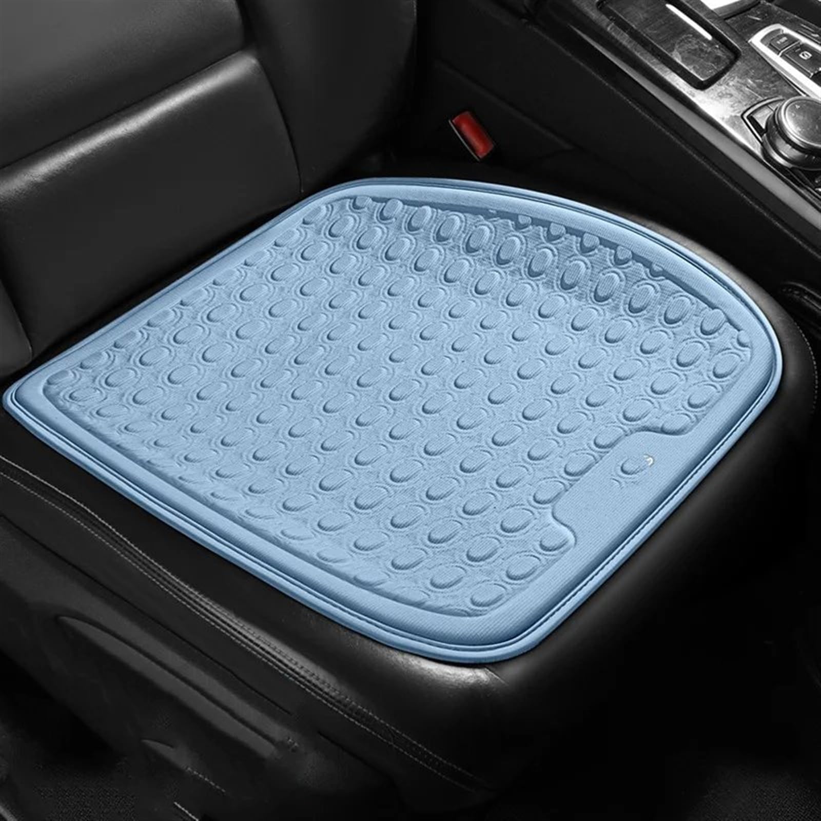 AXTAZS Auto Sitzbezügesets Universal Auto Kissen Sitzbezug Auto Kissen Saisonale Sitzbezüge Innen Zubehör Automobil Innen Auto Sitz Schutz Pads(Blue,Front) von AXTAZS