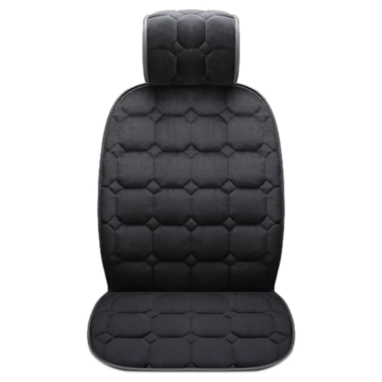 AXTAZS Auto Sitzbezügesets Universal Auto Kissen Vorne Auto Sitz Abdeckung Protektoren Für Autos Weichen Sitz Schutz Sitzbezüge Automobil Innen(Black) von AXTAZS