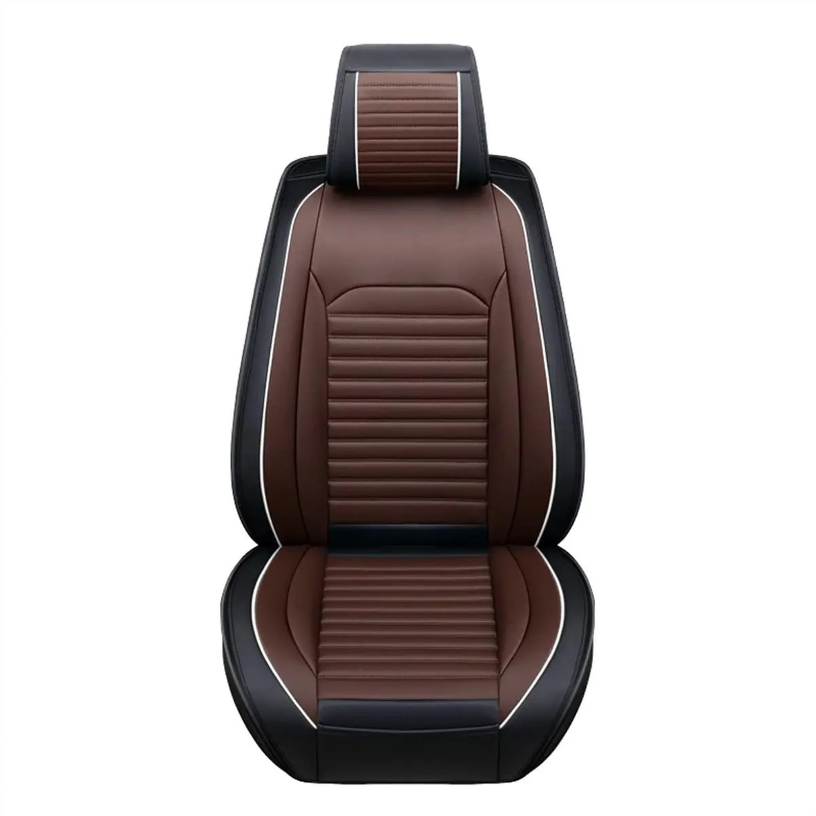 AXTAZS Auto Sitzbezügesets Universal Auto Sitz Abdeckung Autos Sitzbezüge Kissen Protector Sitz Auto Abdeckung Stuhl Kissen Matte Pad Auto Vordersitz Abdeckung(Brown) von AXTAZS