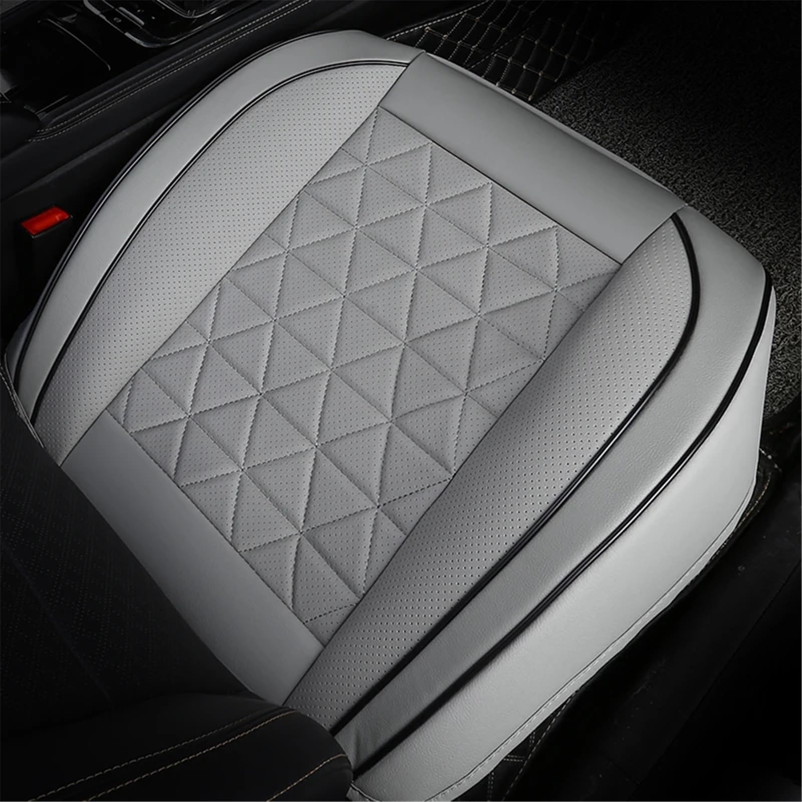 AXTAZS Auto Sitzbezügesets Universal Auto Sitz Abdeckung Protector Eingewickelt Vordersitz Kissen Innen Sitz Matte Auto Zubehör Auto Kissen Schutz Matte(Gray) von AXTAZS