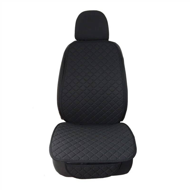 AXTAZS Auto Sitzbezügesets Universal Auto Sitz Abdeckung Protector Vorne Hinten Zurück Kissen Schützen Pad Für Auto Innen LKW SUV Van Auto Vorne/rück Sitz Abdeckung(Black,1pc Front) von AXTAZS