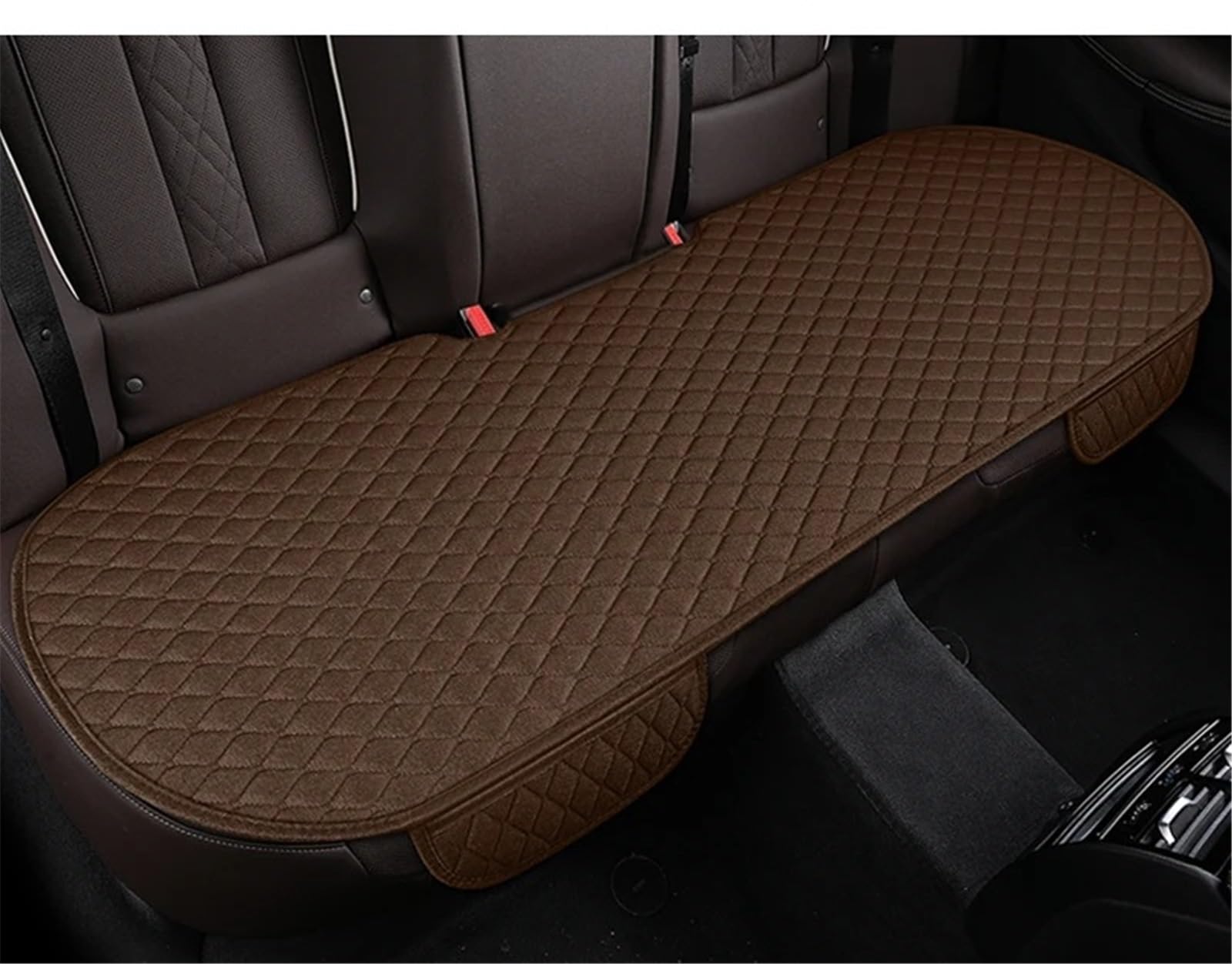 AXTAZS Auto Sitzbezügesets Universal Auto Sitz Abdeckung Protector Vorne Hinten Zurück Kissen Schützen Pad Matte Für Auto Innen LKW SUV Van Auto Sitz Schutz Pads(Brown,Rear) von AXTAZS