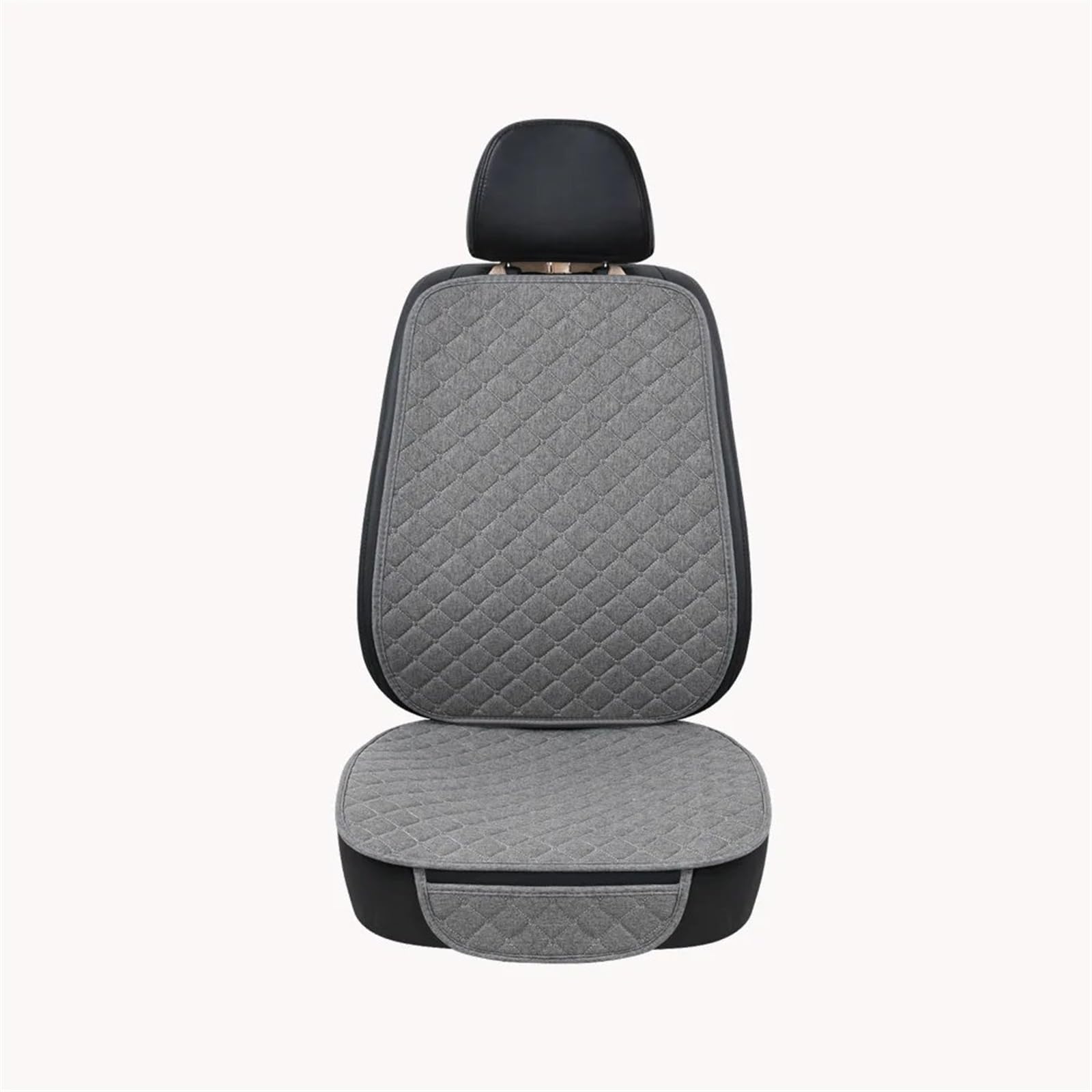 AXTAZS Auto Sitzbezügesets Universal Auto Sitz Abdeckung Schutz Vorne Hinten Zurück Kissen Schützen Pad Matte Rückenlehne Für Auto Innen Auto Sitzbezüge Schutz Auto Zubehör(Gray,1pc Front) von AXTAZS