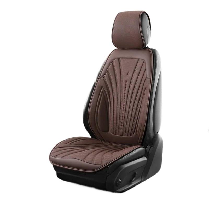 AXTAZS Auto Sitzbezügesets Universal Auto Sitz Abdeckung Vier Saison Auto Atmungsaktive Pad Sitzbezüge Auto Sitze Abdeckung Schutz Autos Zubehör Automobil Innen(Brown,Front) von AXTAZS