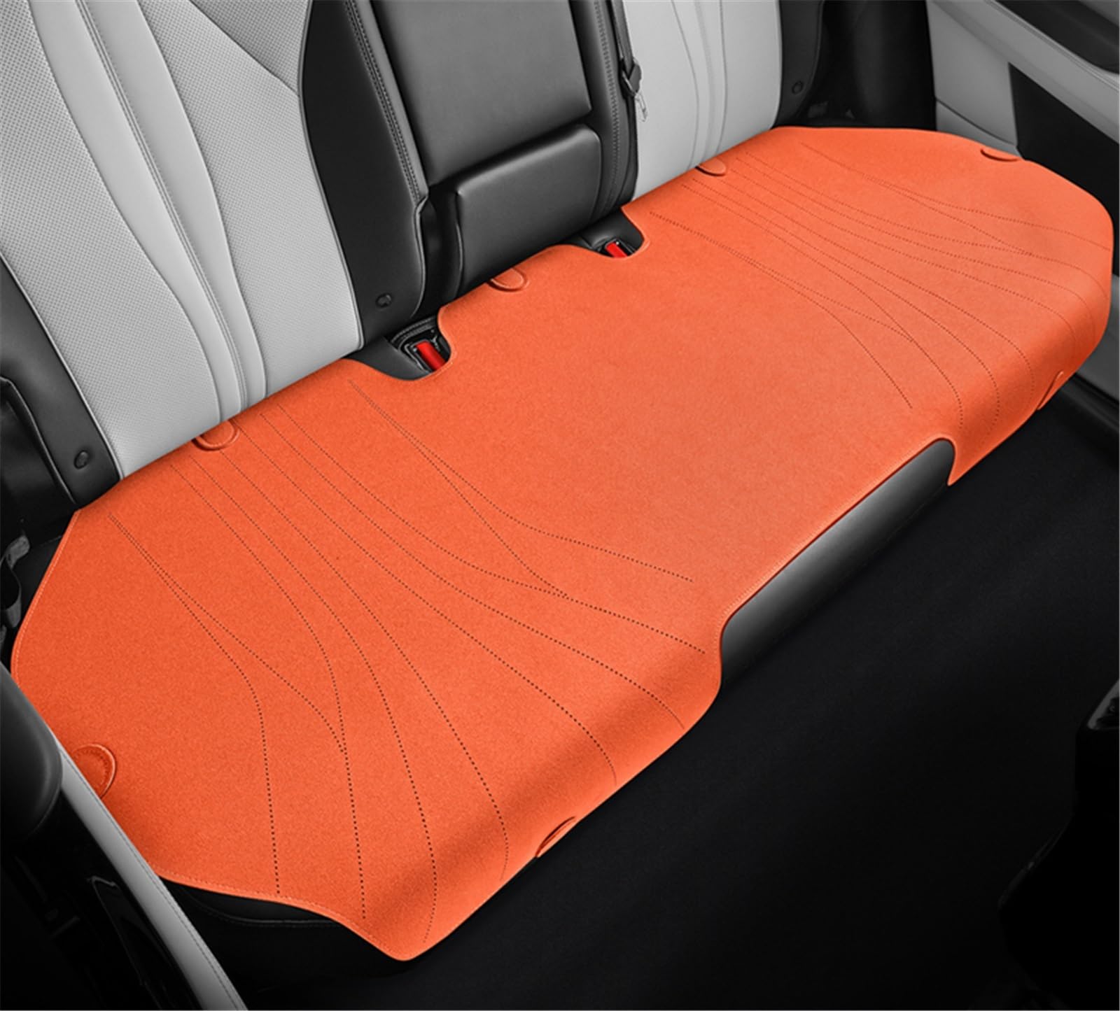 AXTAZS Auto Sitzbezügesets Universal Auto Sitz Abdeckung Vier Saison Auto Atmungsaktive Pad Sitzbezüge Für Auto Sitze Abdeckung Schutz Automobil Innen Zubehör(Orange,Rear) von AXTAZS