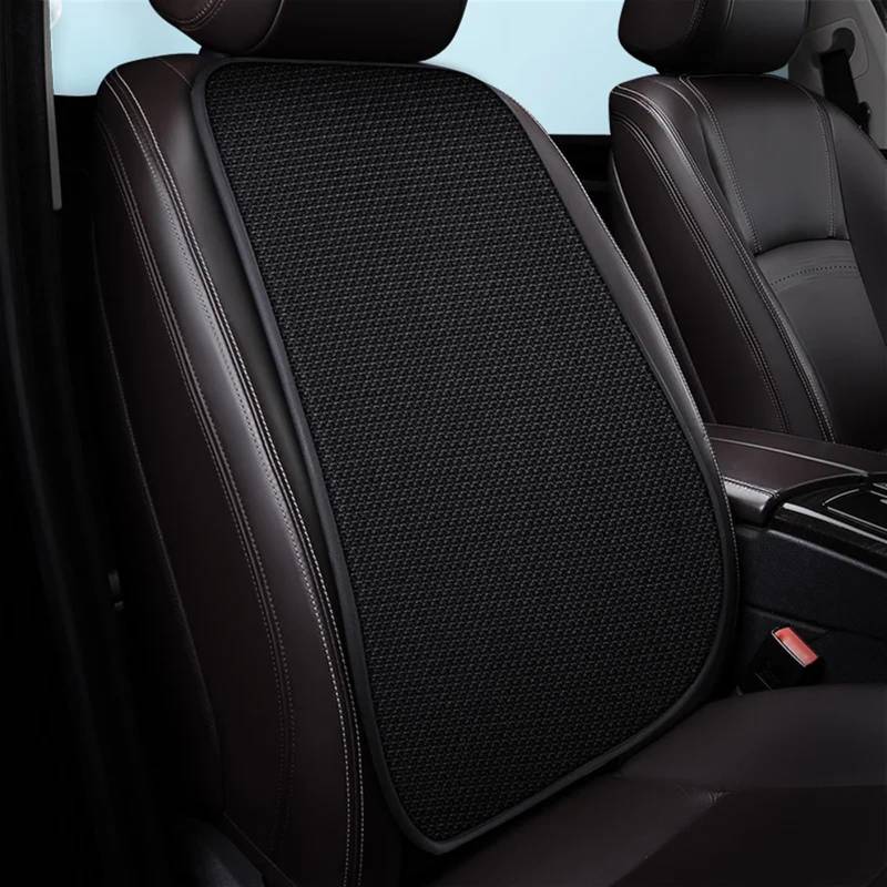 AXTAZS Auto Sitzbezügesets Universal Auto Sitz Pad Atmungsaktive Und Erfrischende Auto Sitzbezüge Automobil Innen Auto Sitz Schutz Pads Auto Zubehör(Black,1pc backrest) von AXTAZS